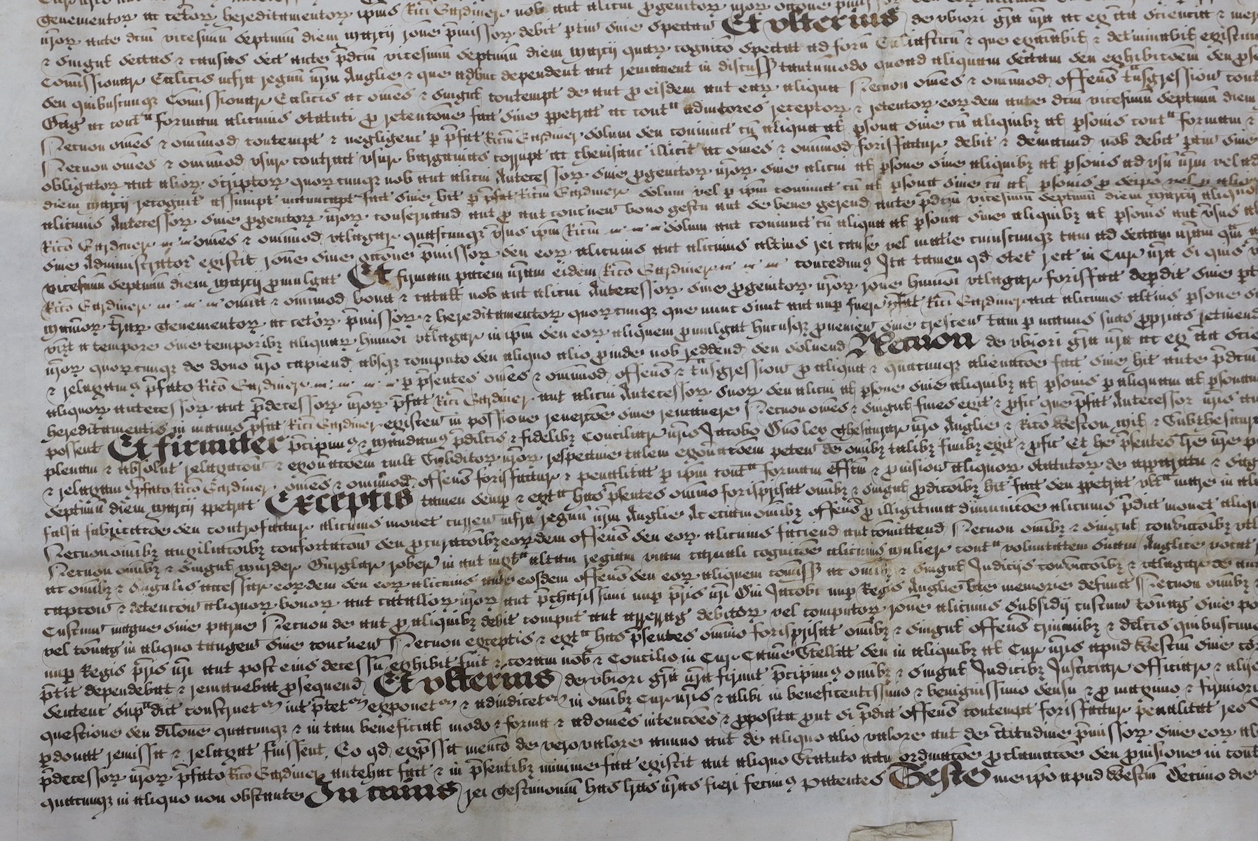 A Charles I General pardon issued to Richard Gardiner of Nortoft in the parish of Guilsborough in Northamptonshire; 10 February 1626